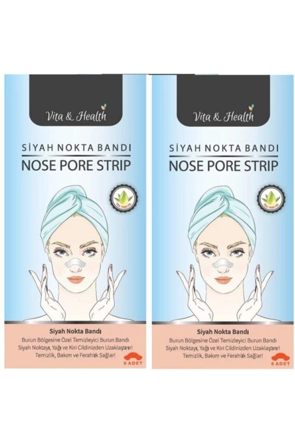 Siyah Nokta Bandı Nose Pore Strip 2 Paket Vita Helth