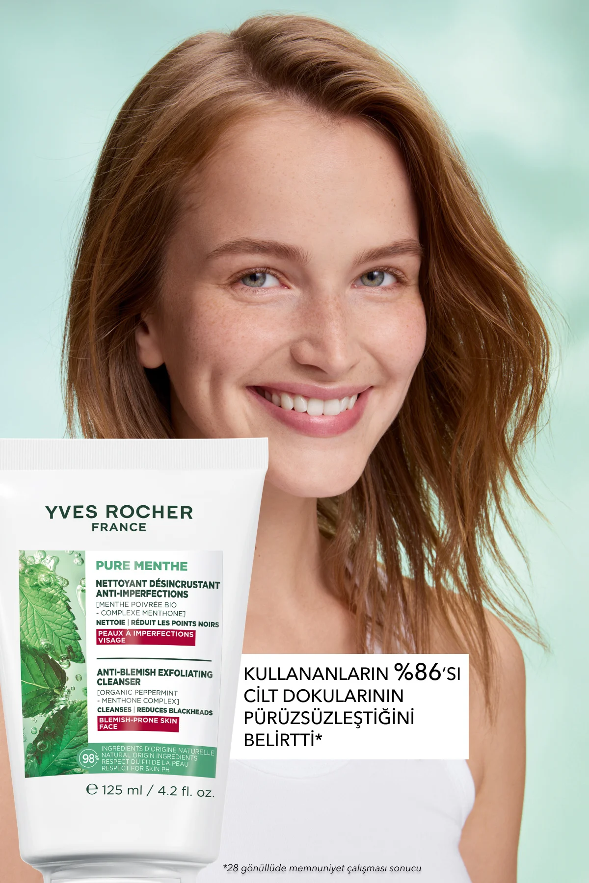 Siyah Nokta Karşıtı Peeling Etki Yüz Yıkama Jeli-Sivilce Eğilimli