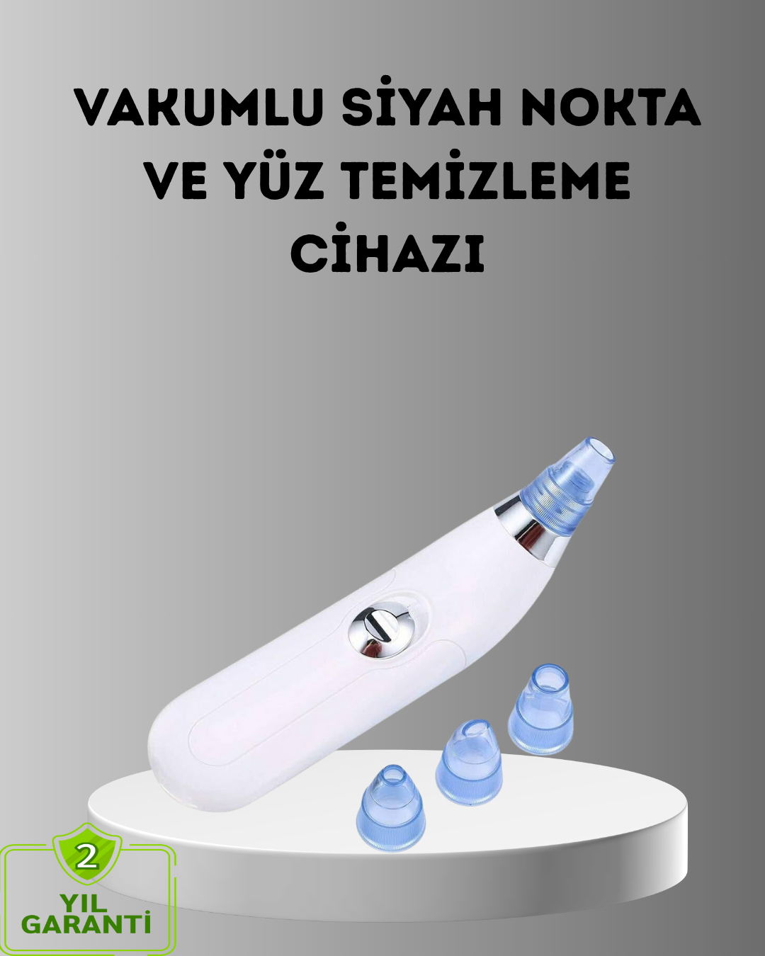 Siyah Nokta ve Gözenek Temizleyici Vakumlu Cihaz – Masajlı Derin 