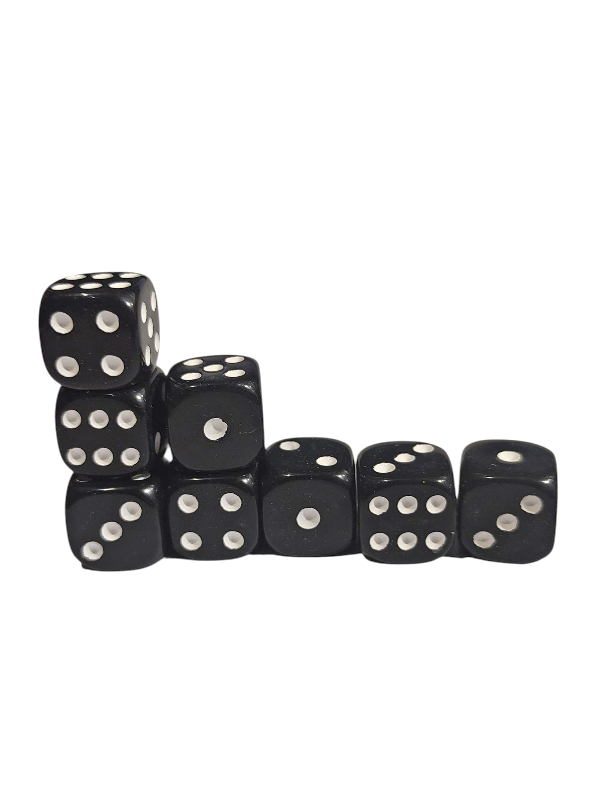 Limmy Siyah Okey Zari Renkli Masa Oyunlari Zari - 4 Adet