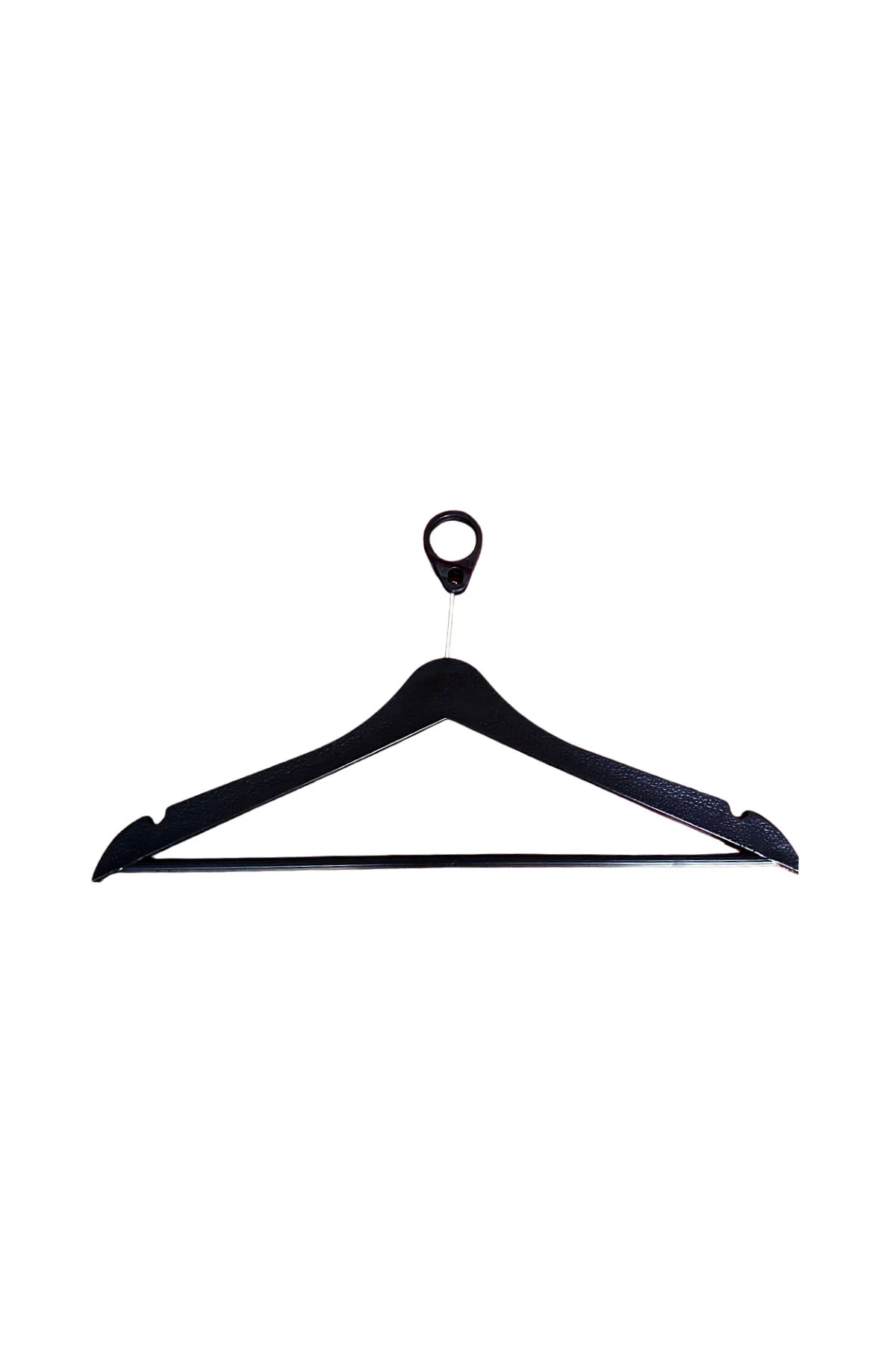 Siyah Otel Askısı Kalın Siyah Otel Askısı