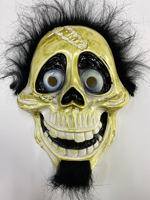 Siyah Peluş Saçlı Coco Hector Rivera Maskesi 25x23 cm Siyah Peluş Saçlı Coco Hector Rivera Maskesi 25x23 cm