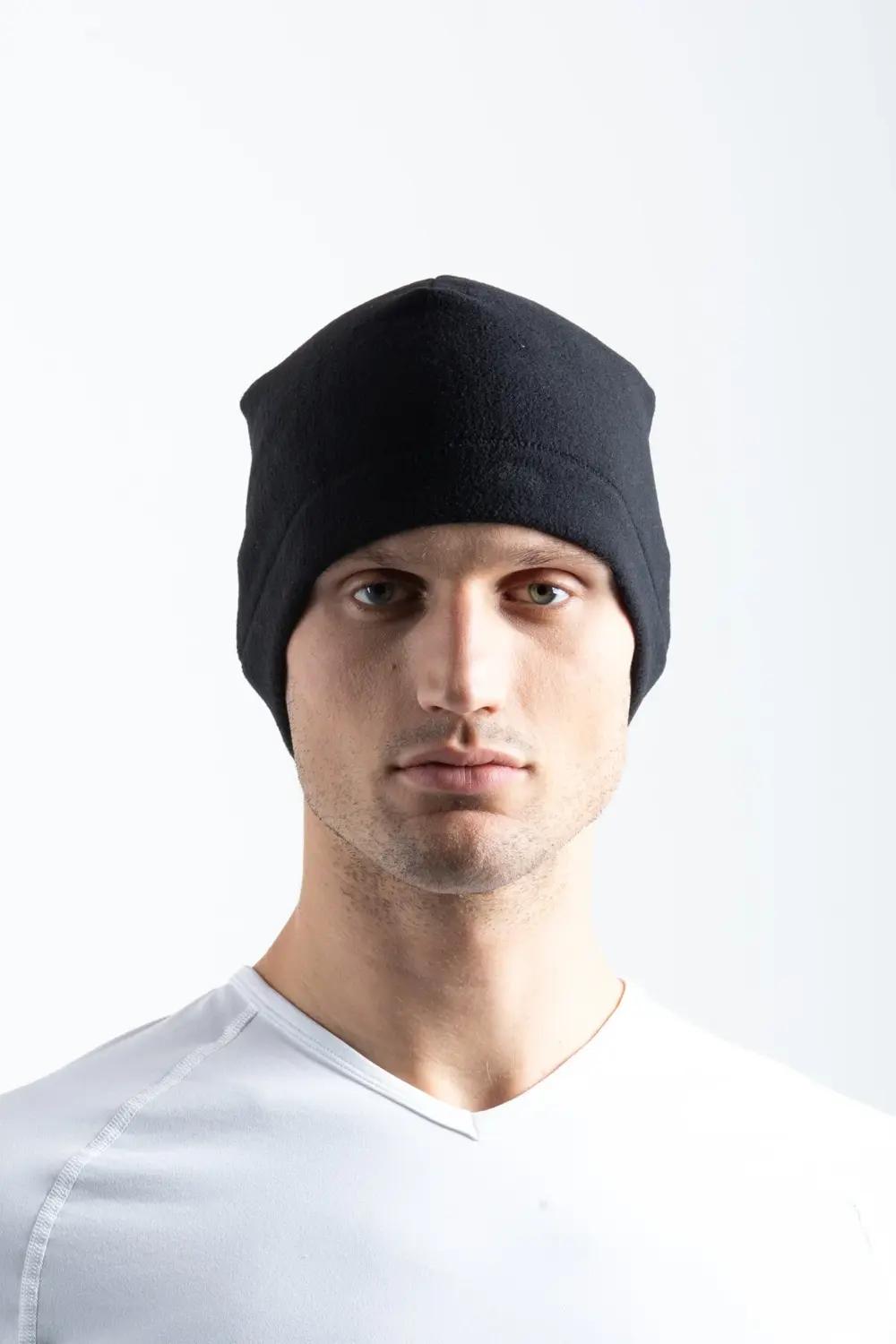 Siyah Polar Bere Basic Unisex