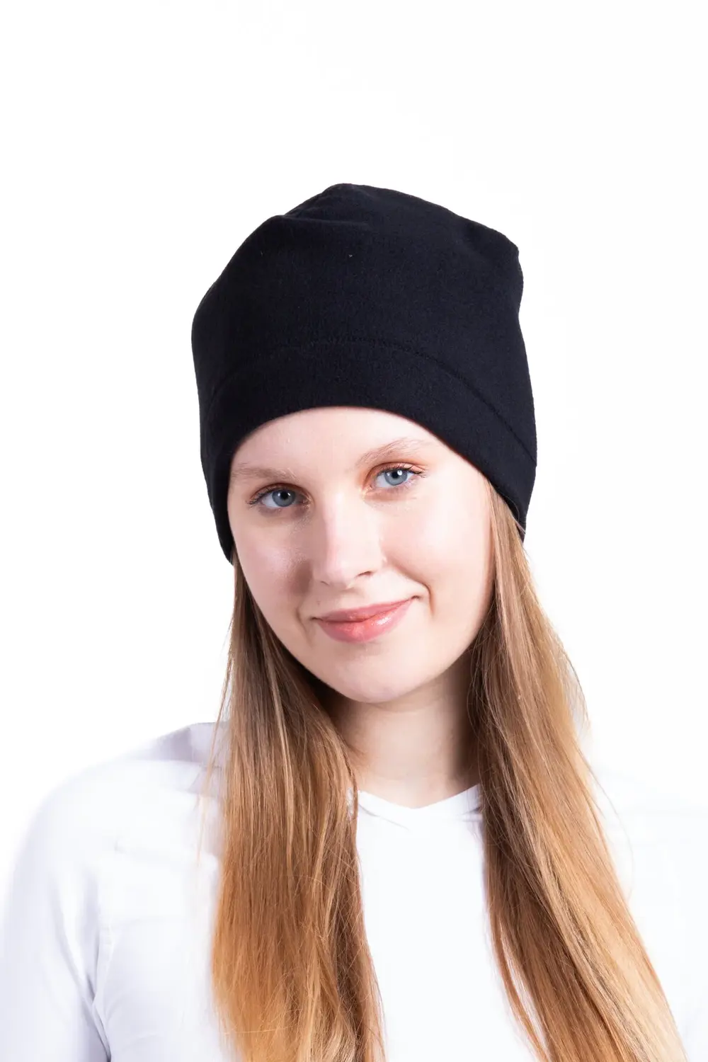 Siyah Polar Bere Basic Unisex