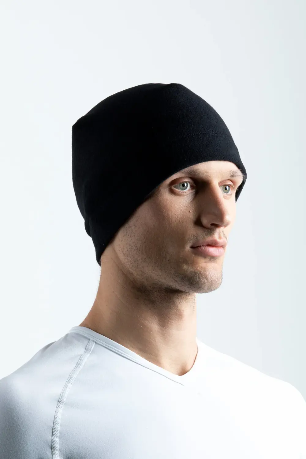 Siyah Polar Bere Basic Unisex