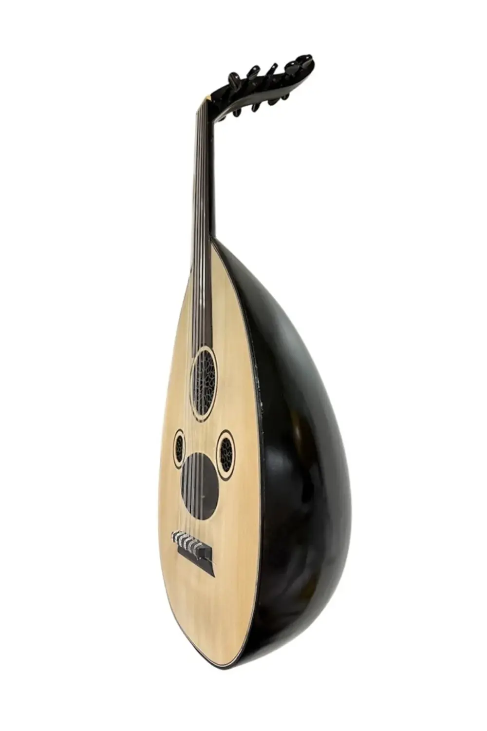 Siyah Profesyonel Ud – Set Halinde (Kılıf, Akort Cihazı, Mızrap H