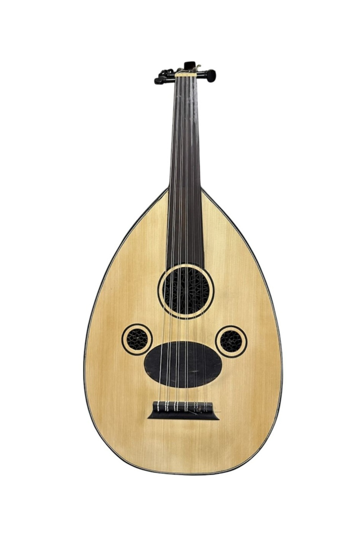 Siyah Profesyonel Ud – Set Halinde (Kılıf, Akort Cihazı, Mızrap H