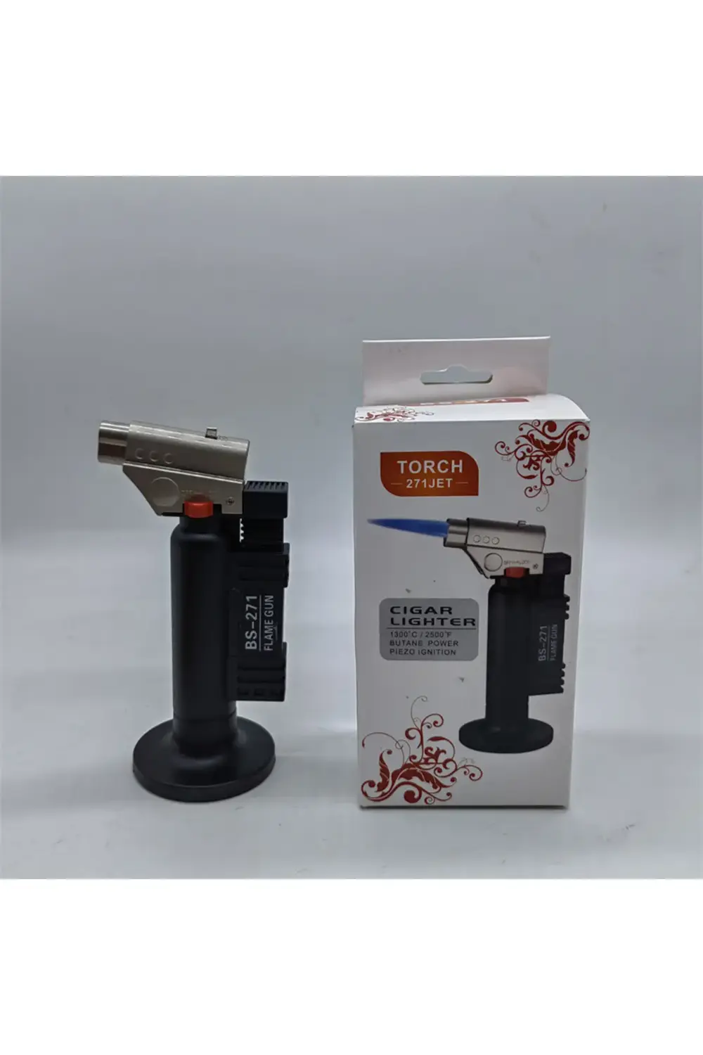 Siyah Pürmüz 2 Farklı Ateş Püskürtme Barbekü Mangal Piknik Kamp P