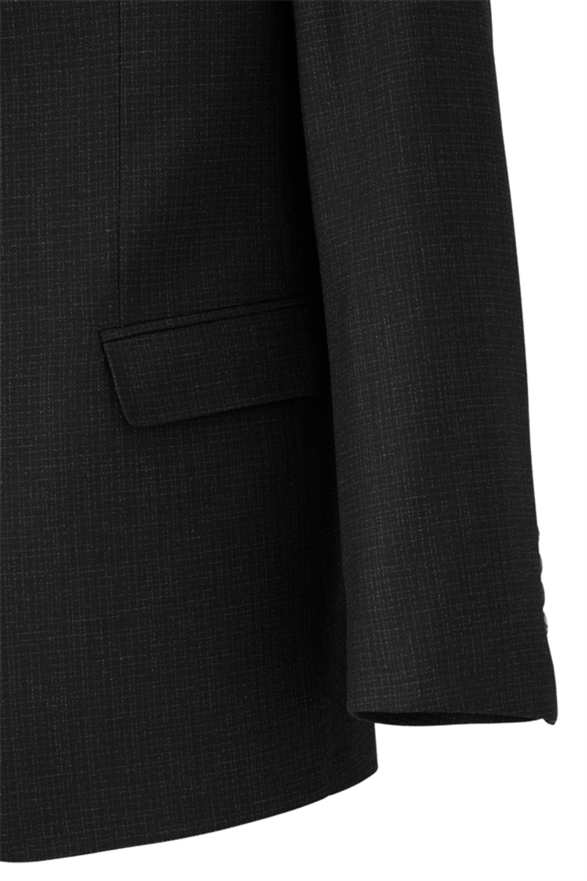 Siyah Regular Sivri Yaka 4 Drop Takım Elbise