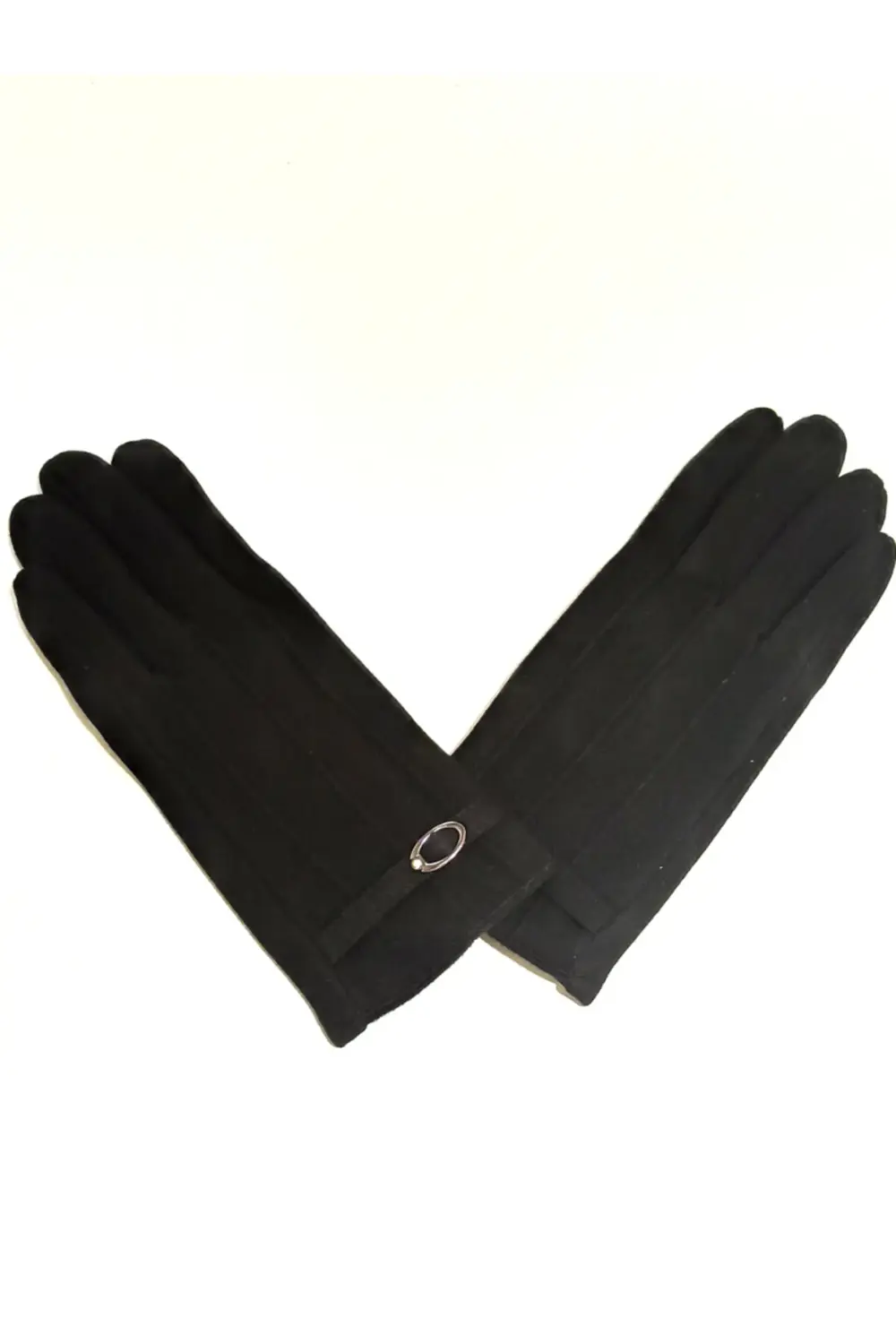 Siyah Renk Gösterişli Lüks Figürlü Eldiven