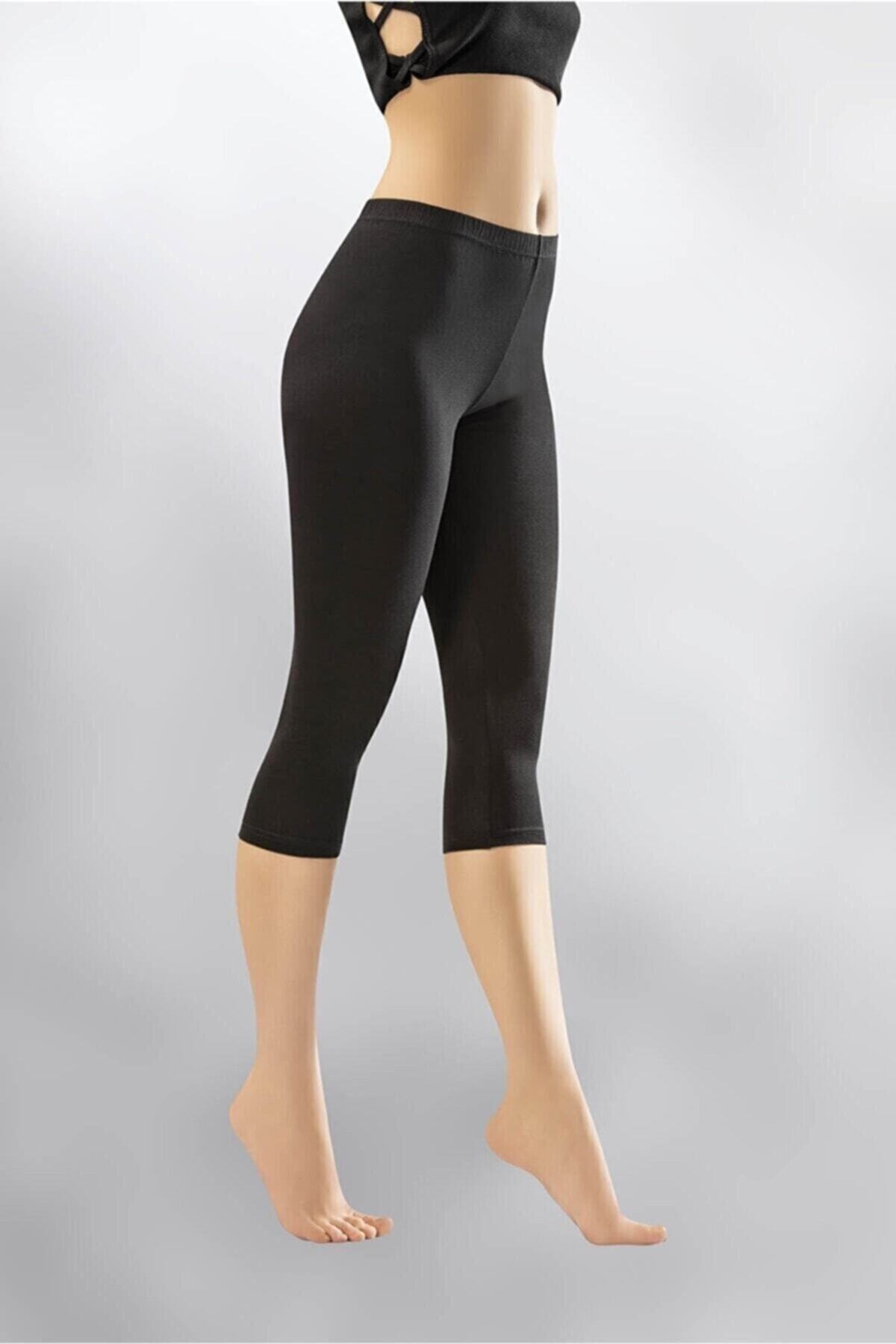 Siyah Renk Kapri Tayt