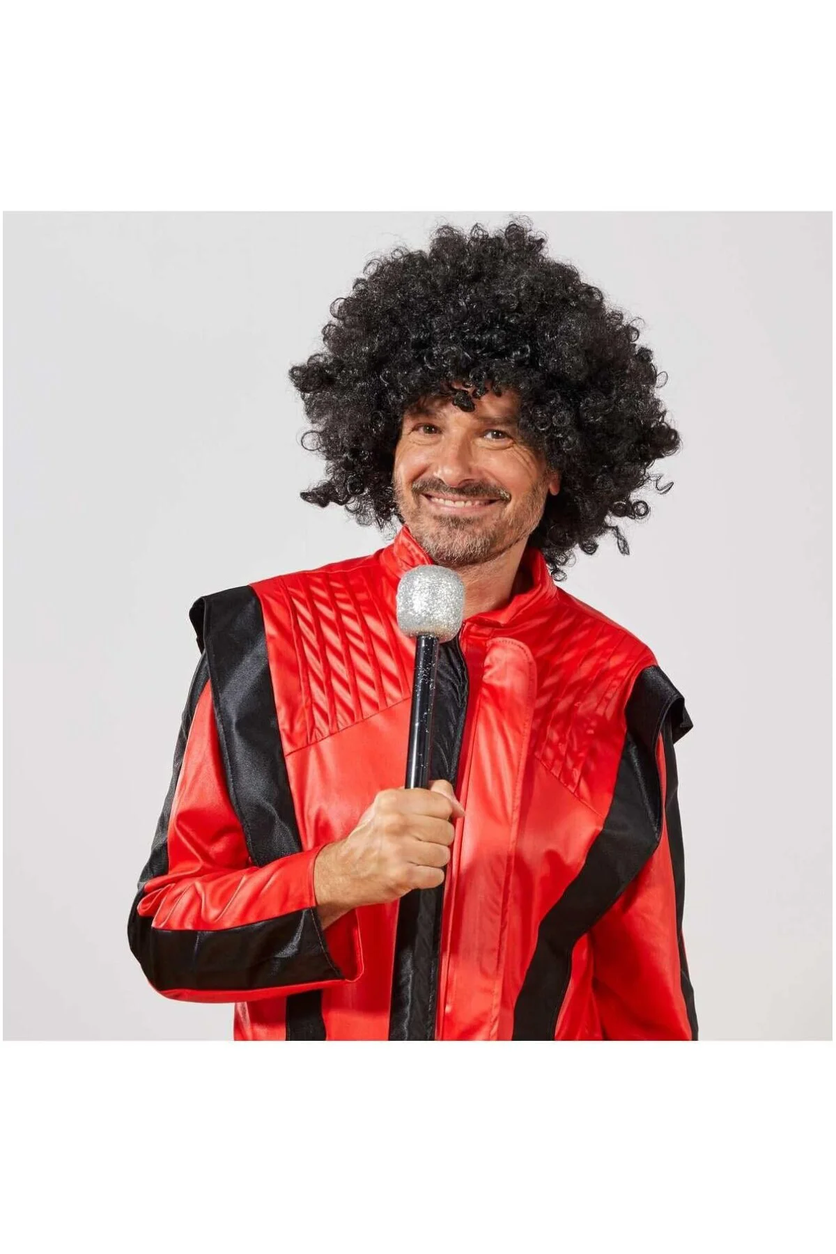 Siyah Renk Kıvırcık Afro Bonus Peruk (5440)