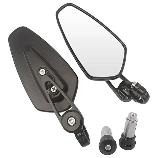 Siyah Renk Motosiklet Gidon Dikiz Aynası Dayanıklı Tasarım