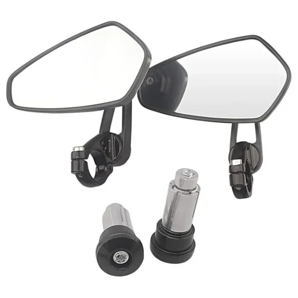Siyah Renk Motosiklet Gidon Dikiz Aynası Dayanıklı Tasarım