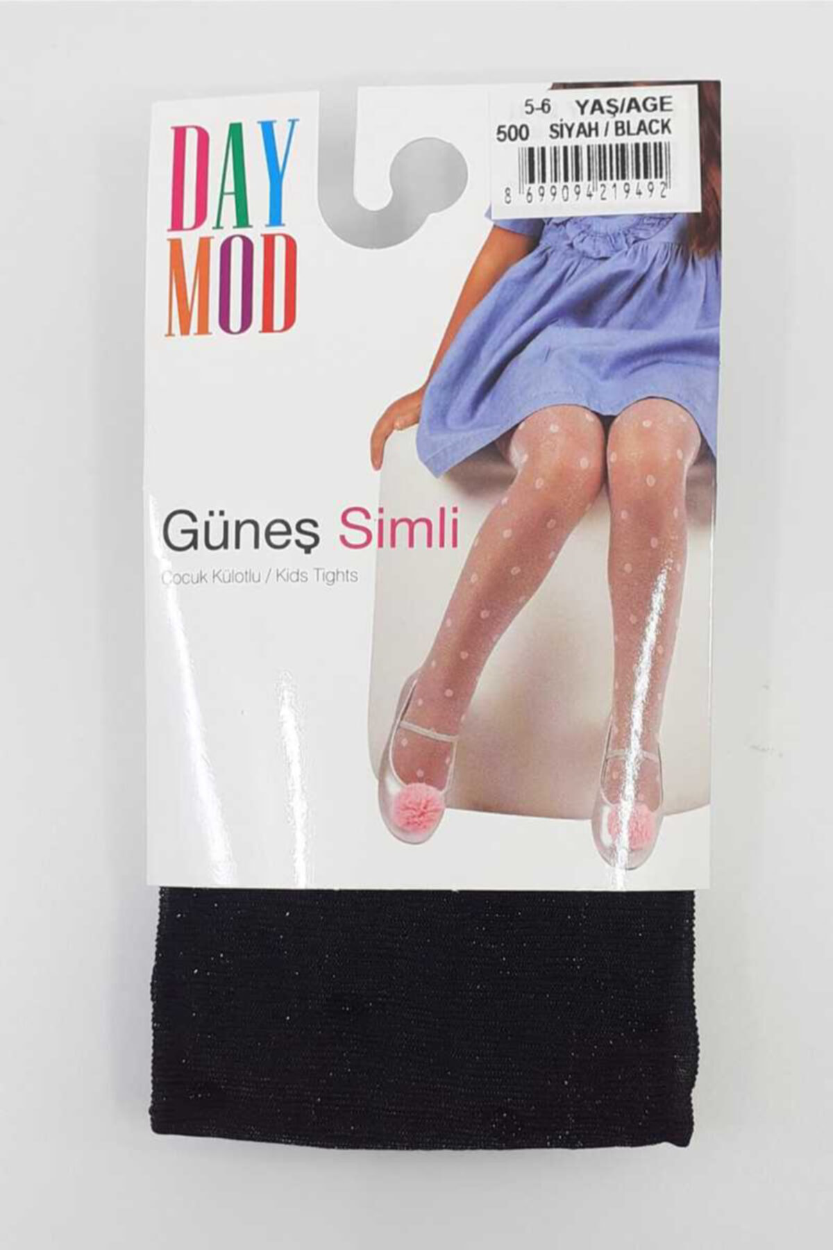 Pembe Renk Simli Külotlu Çorap Pembe Renk Simli Külotlu Çorap