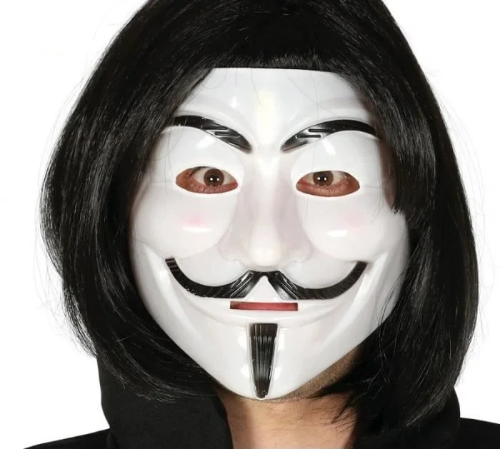 Siyah Renk Takma Kısa Saç Ve V For Vendetta Maskesi Anonymous Maskesi Bx40 Fiyatı, Yorumları ve Özellikleri