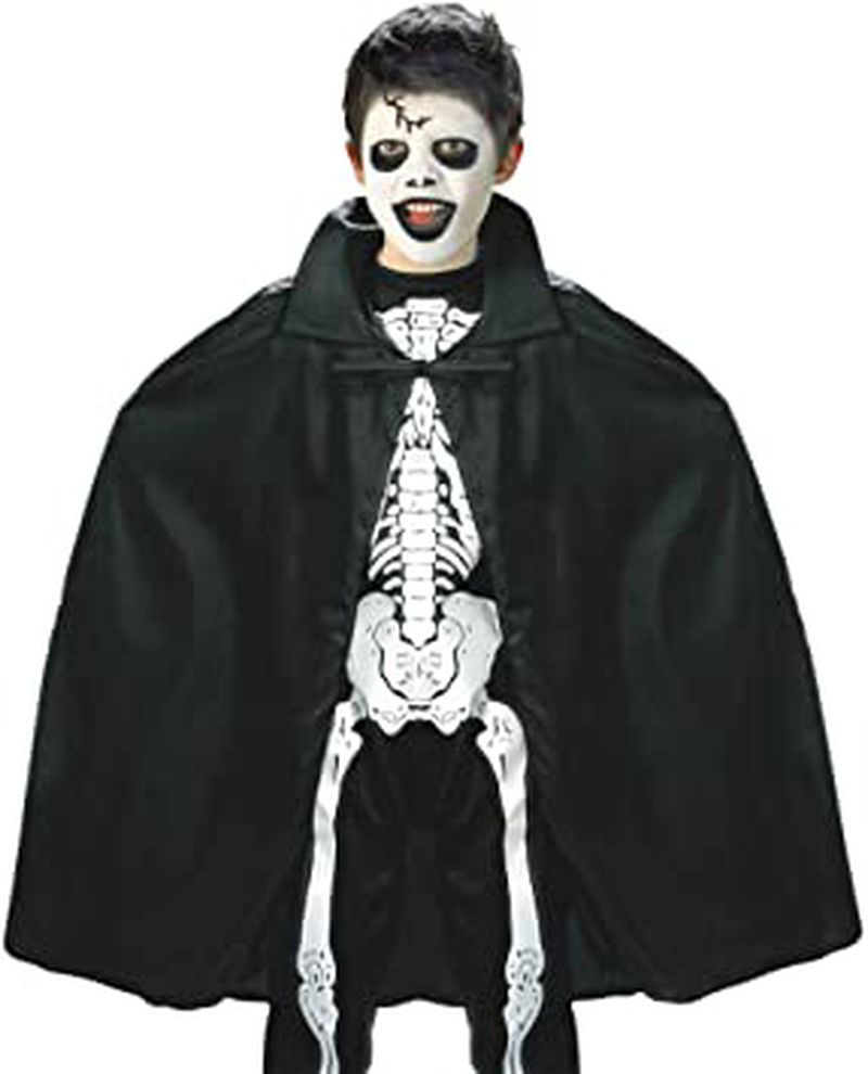 Siyah Renk Yakalı Halloween Pelerini 90 cm Siyah Renk Yakalı Halloween Pelerini 90 cm