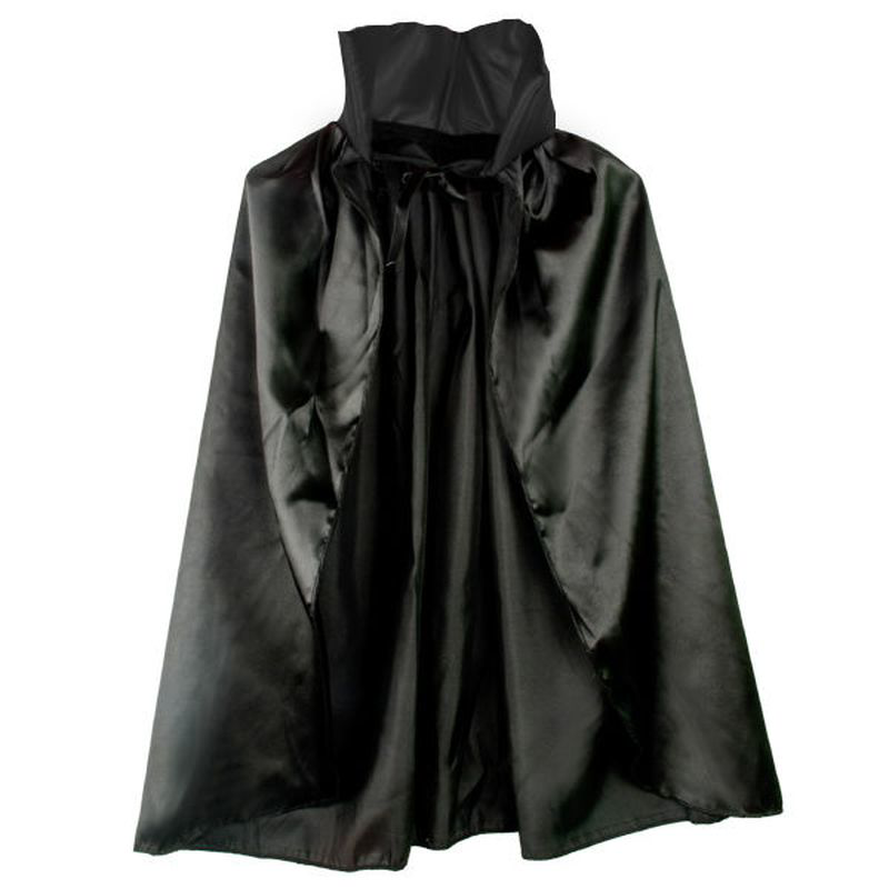 Siyah Renk Yakalı Halloween Pelerini 90 cm Siyah Renk Yakalı Halloween Pelerini 90 cm