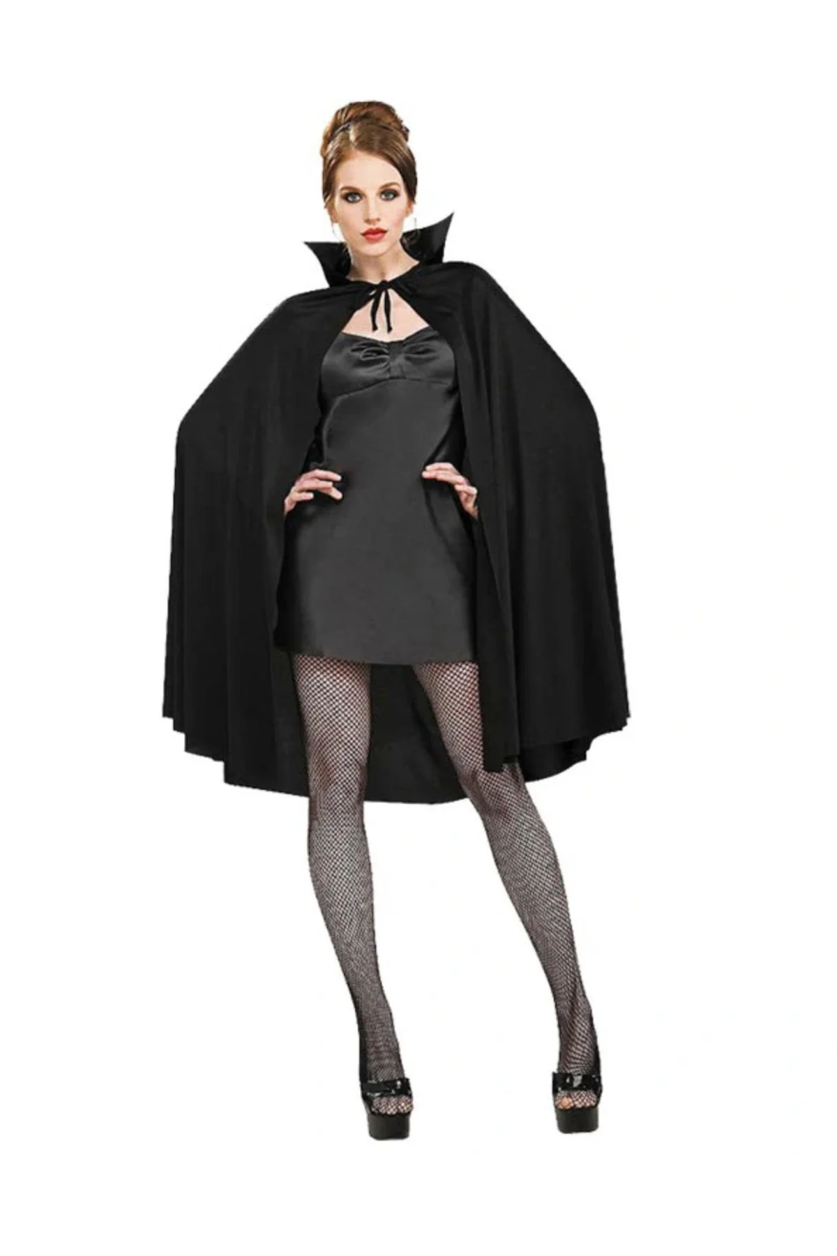 Siyah Renk Yakalı Halloween Pelerini 90 Cm Siyah Renk Yakalı Halloween Pelerini 90 Cm - Görsel 2