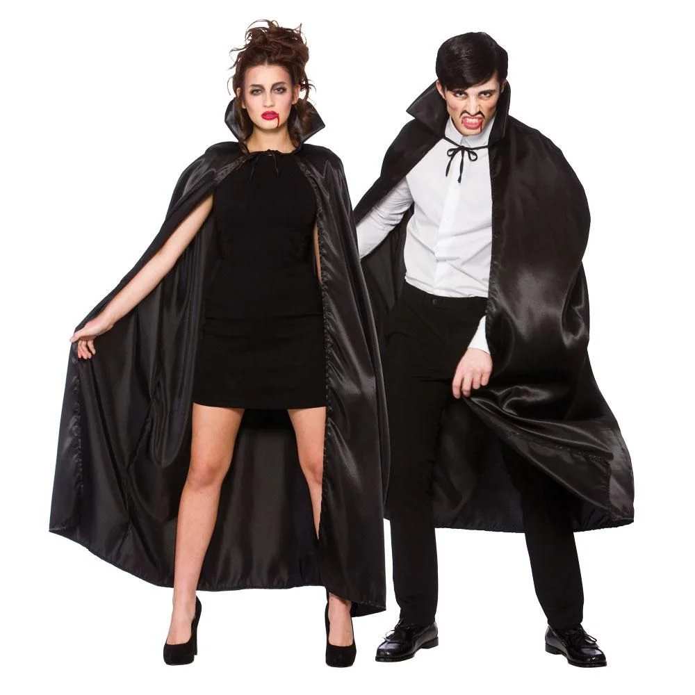 Siyah Renk Yakalı Halloween Pelerini 120 cm Fiyatı, Yorumları ve Özellikleri