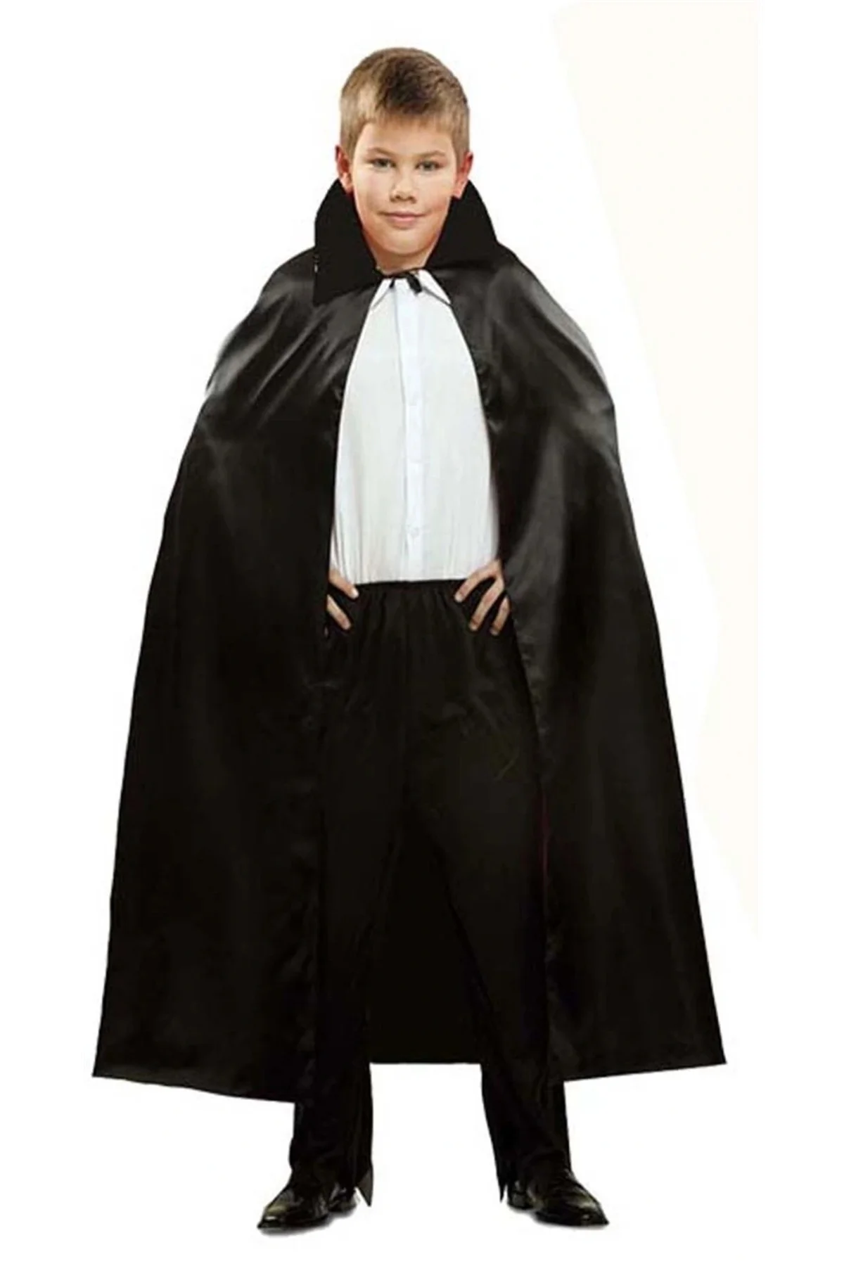 Siyah Renk Yakalı Halloween Pelerini 90 Cm Siyah Renk Yakalı Halloween Pelerini 90 Cm - Görsel 3