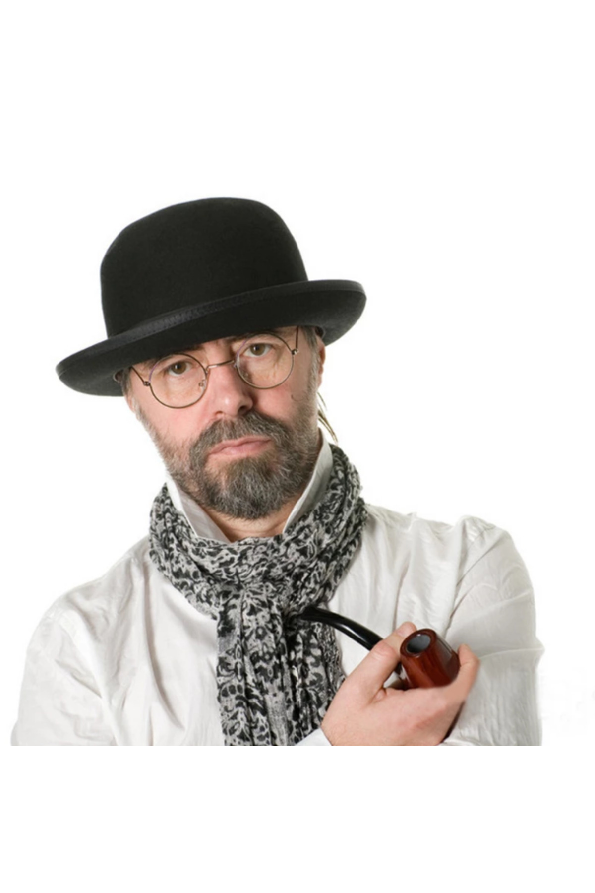 Mmc Group Siyah Renk Yetişkin Boy Retro Bowler Derby Şapkası 58 Cm