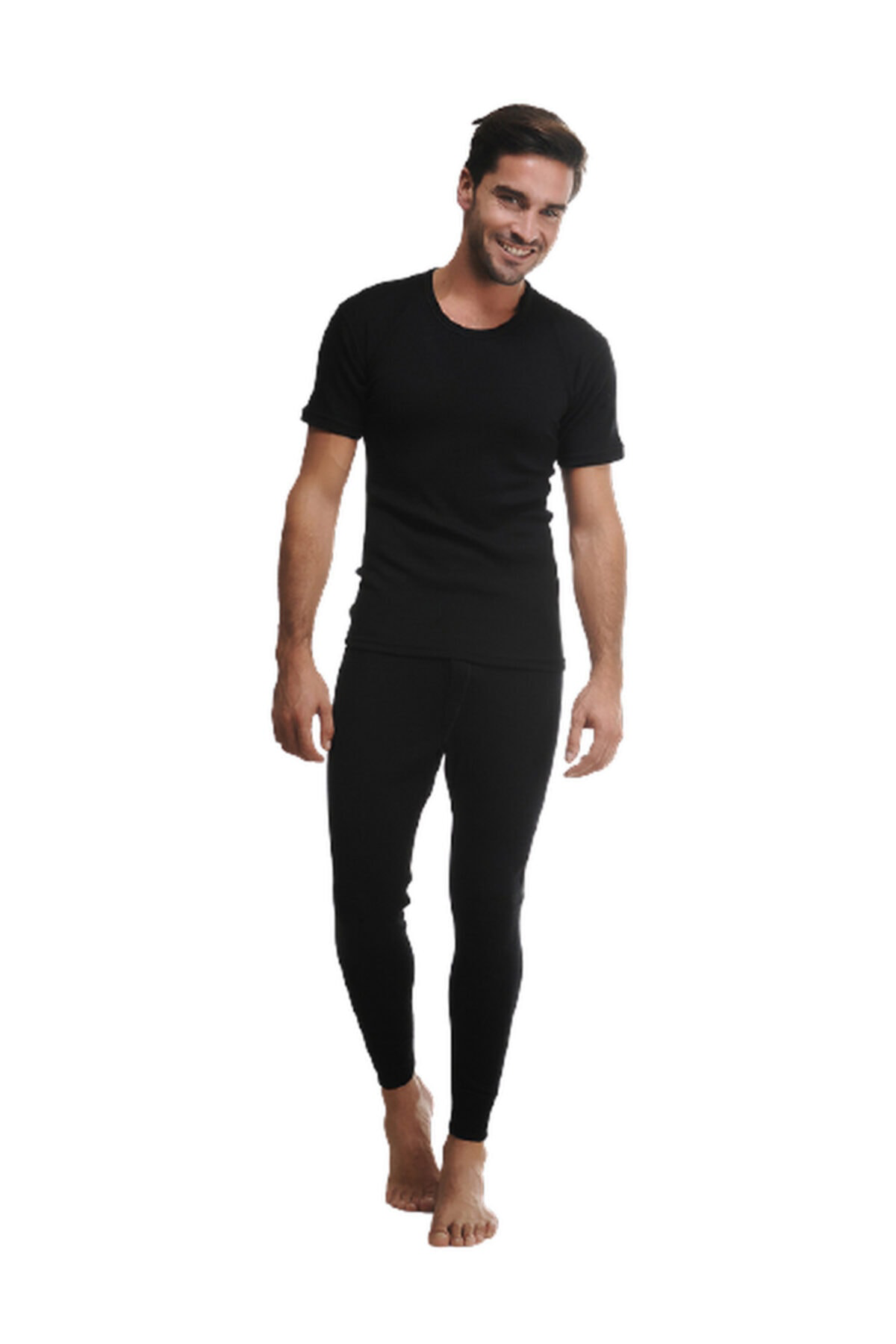 Hasyün Siyah Renk Yün Alt İçlik