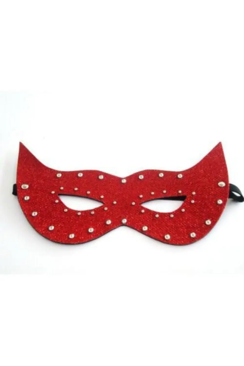 Siyah Renkli Deri Fantezi Maske Fantazi Göz Maskesi Siyah