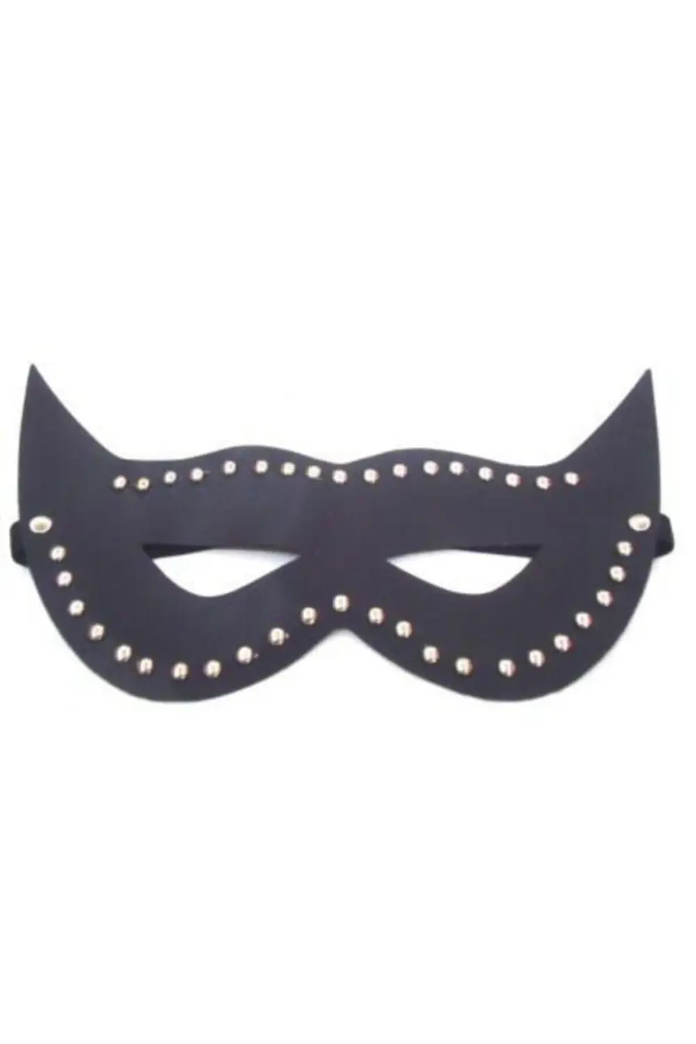 Siyah Renkli Deri Fantezi Maske Fantazi Göz Maskesi Siyah