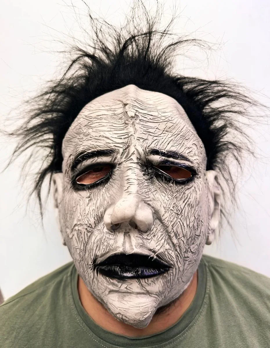 Siyah Saçlı Michael Myers Lateks Maske - Yüze Tam Yapışan Korku Maske Fiyatı, Yorumları ve Özellikleri