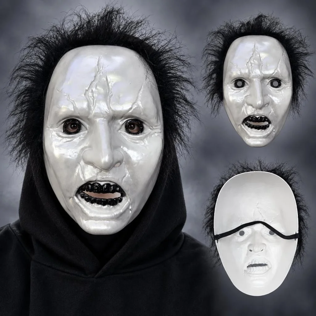 Siyah Saçlı Michael Myers Plastik Karakter Maskesi Siyah Saçlı Michael Myers Plastik Karakter Maskesi