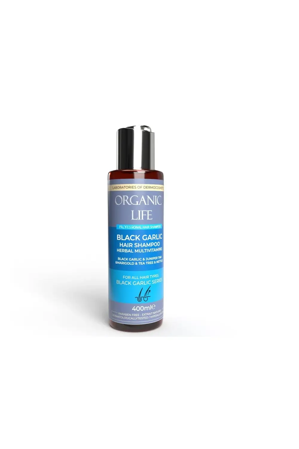 Siyah Sarımsak Şampuanı 2 ADET Black Garlic Hair Shampoo 400 ML