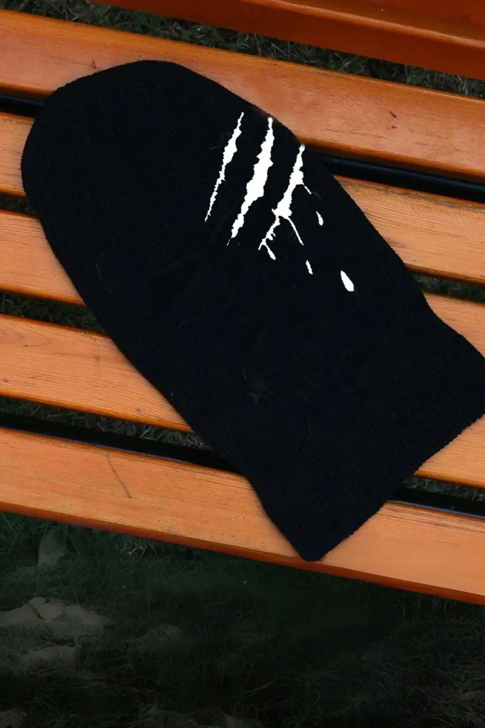 Siyah Scarred Face Kar Maskesi