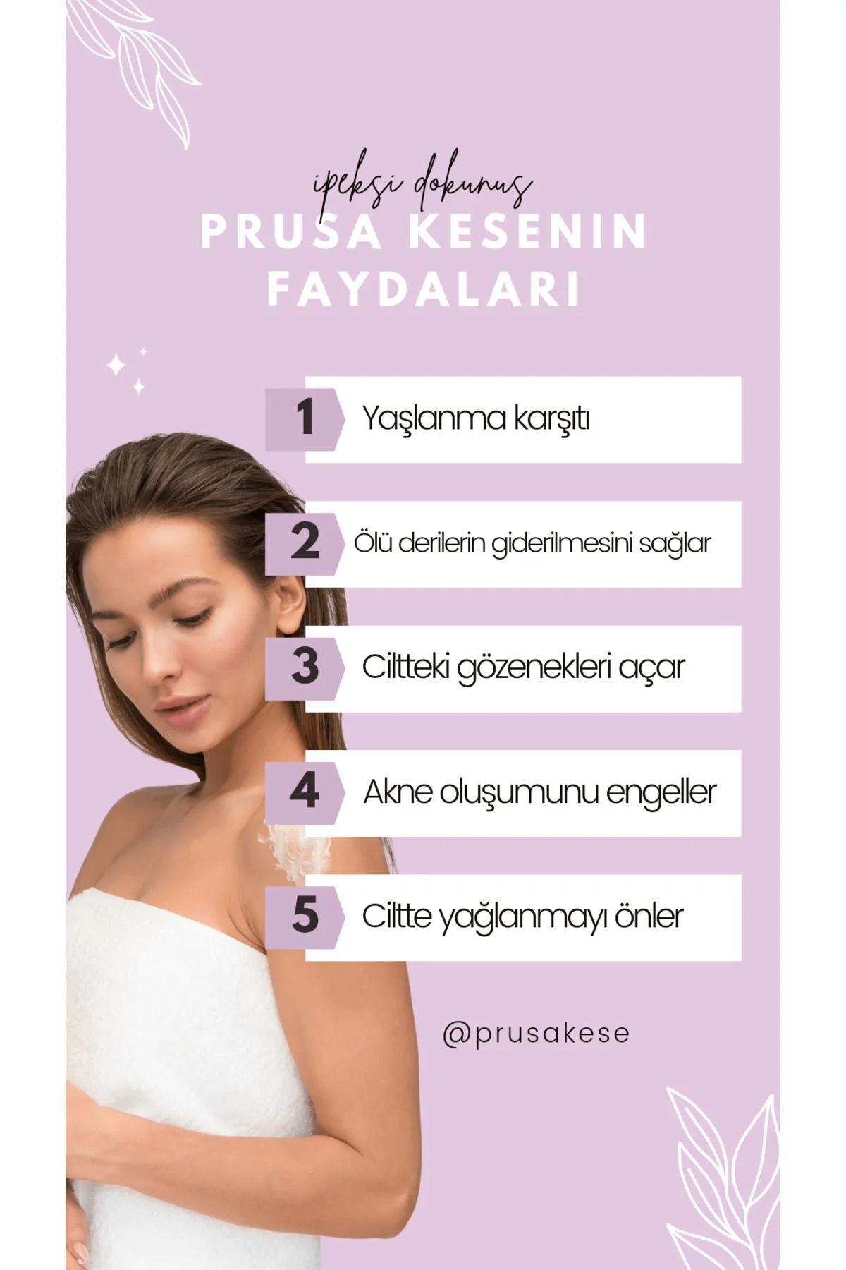 Siyah Sert Doğal Flos İpek Kalın Hamam Kesesi