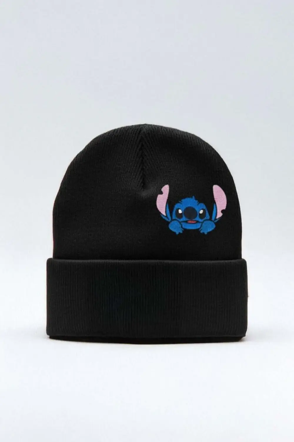 Siyah Sevimli Stitch Unisex Bere