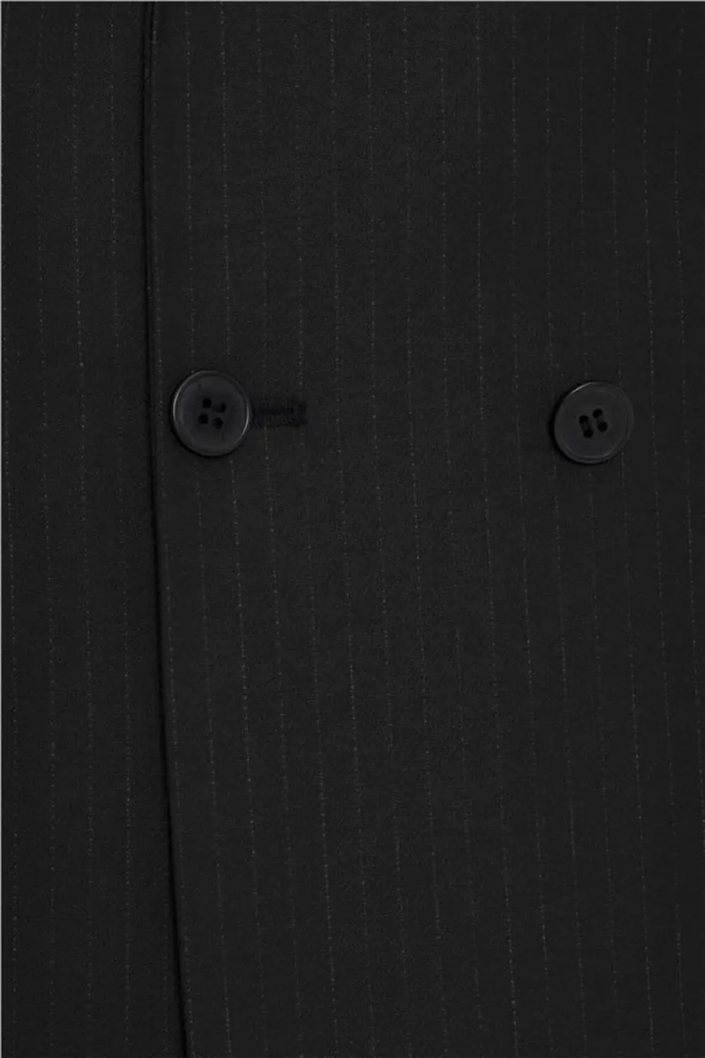 Siyah Slim Desenli Sivri Yaka 6 Drop Takım Elbise