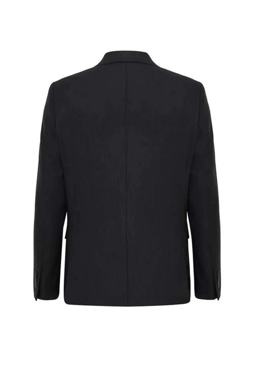 Siyah Slim Desenli Sivri Yaka 6 Drop Takım Elbise