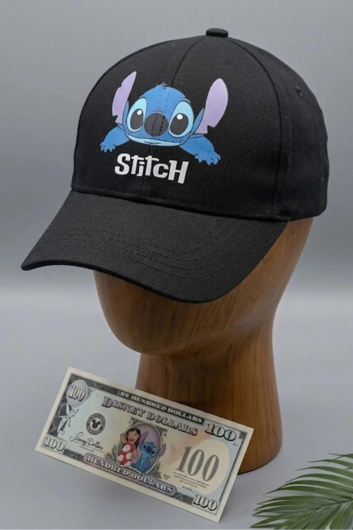Siyah Stitch Baseball Şapka