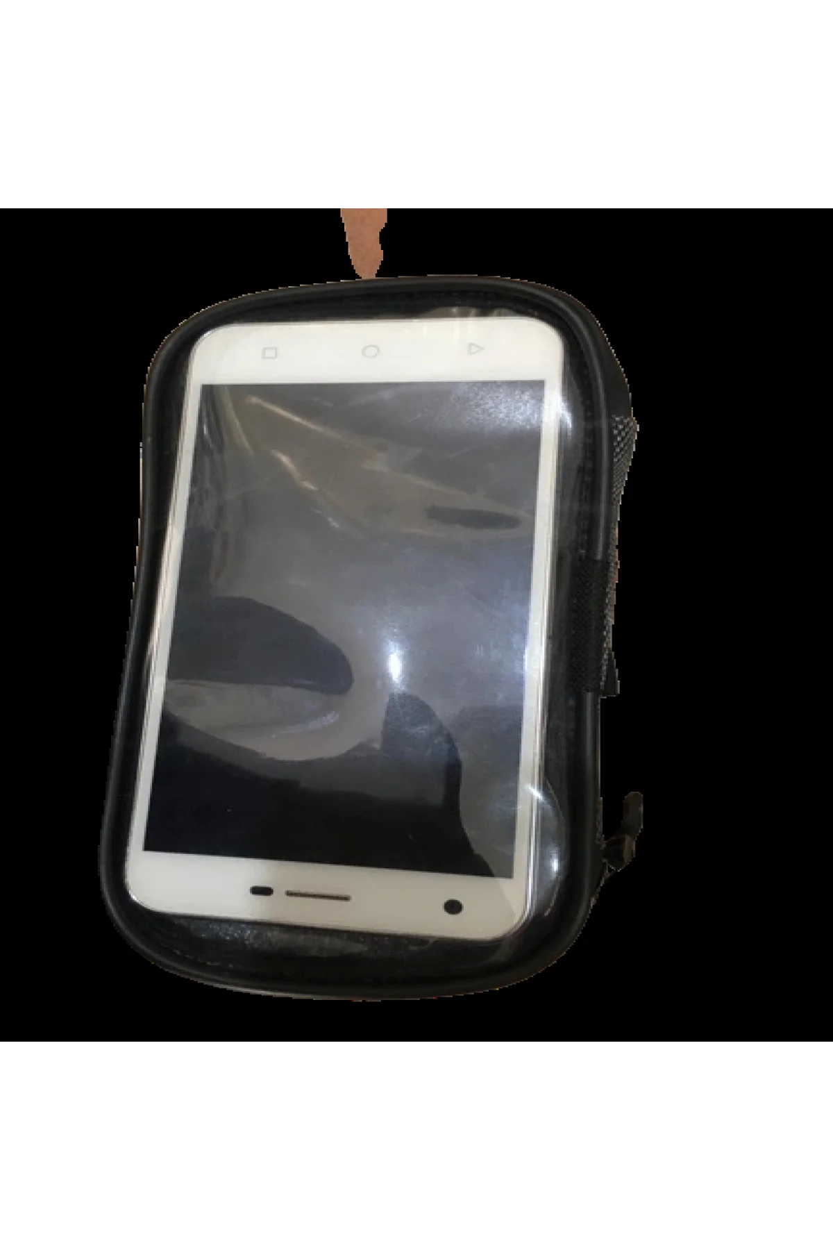 Siyah Su Geçirmez Kol Bağlantılı Lastikli Ayarlı Telefon Tutucu - Görsel 5