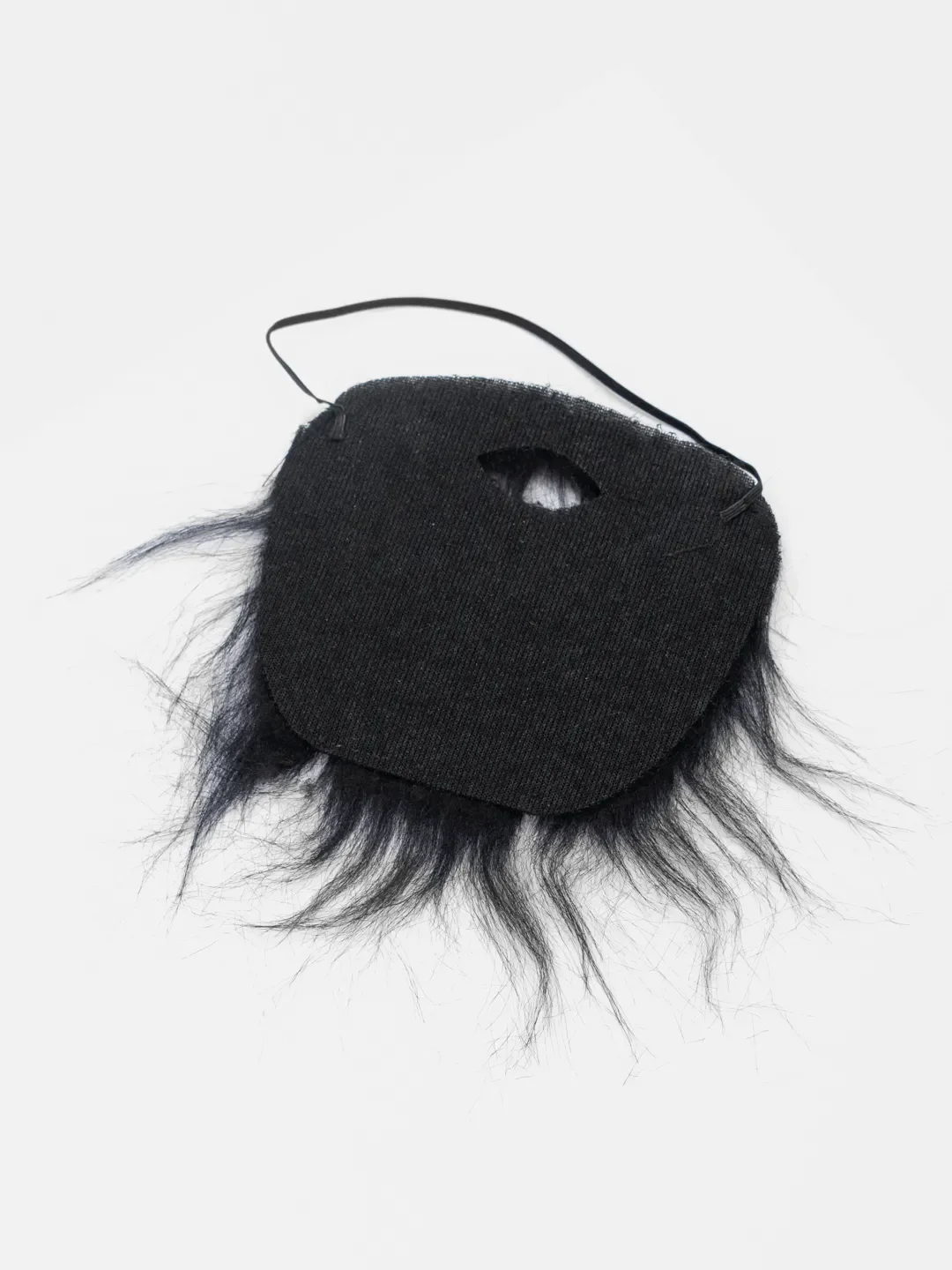 Siyah Takma Sakal Bıyık Takımı – Doğal Görünümlü Peluş Sakal (20 Cm)