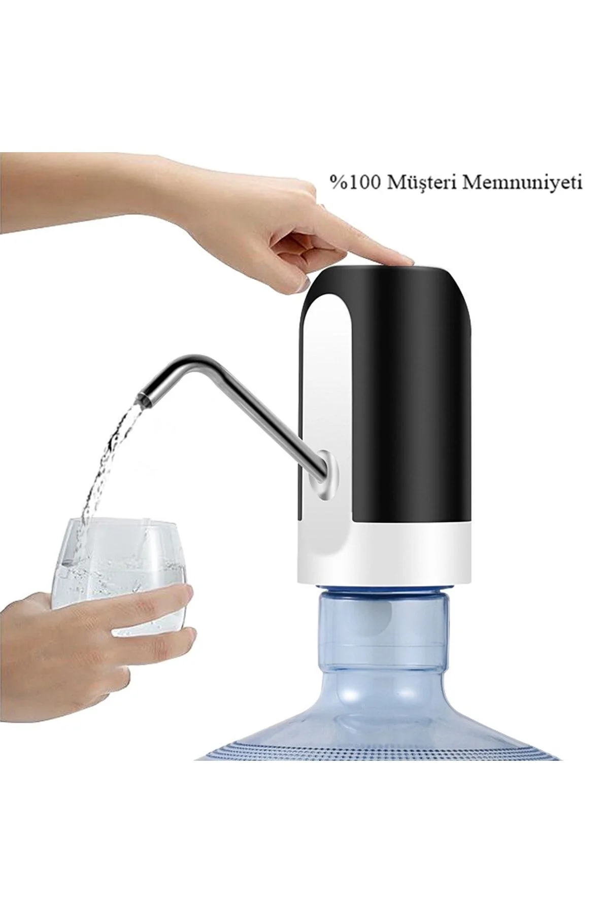 Siyah Teba Th 660 Dp Şarjlı Damacana Pompası