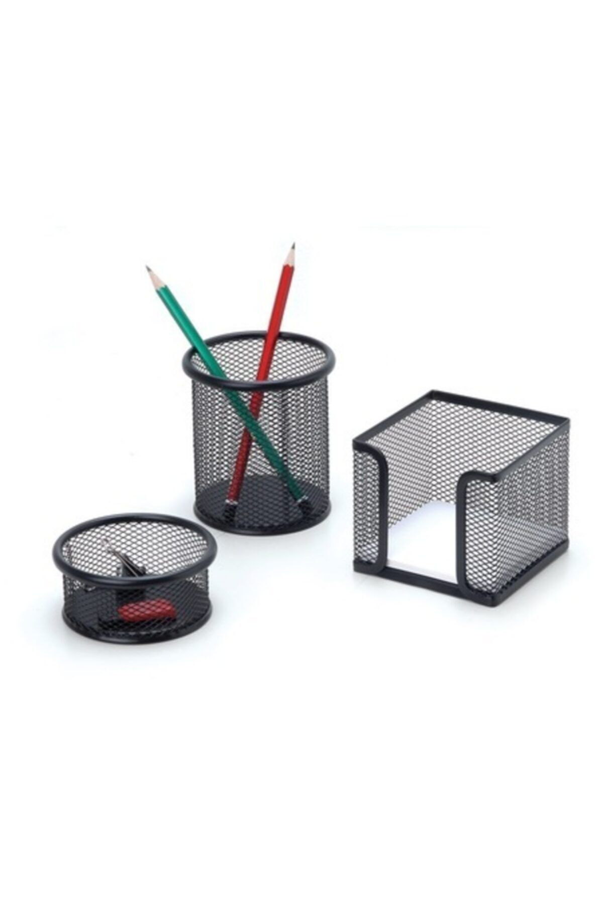 Südor Siyah Tel 3 Lü Masaüstü Organizer