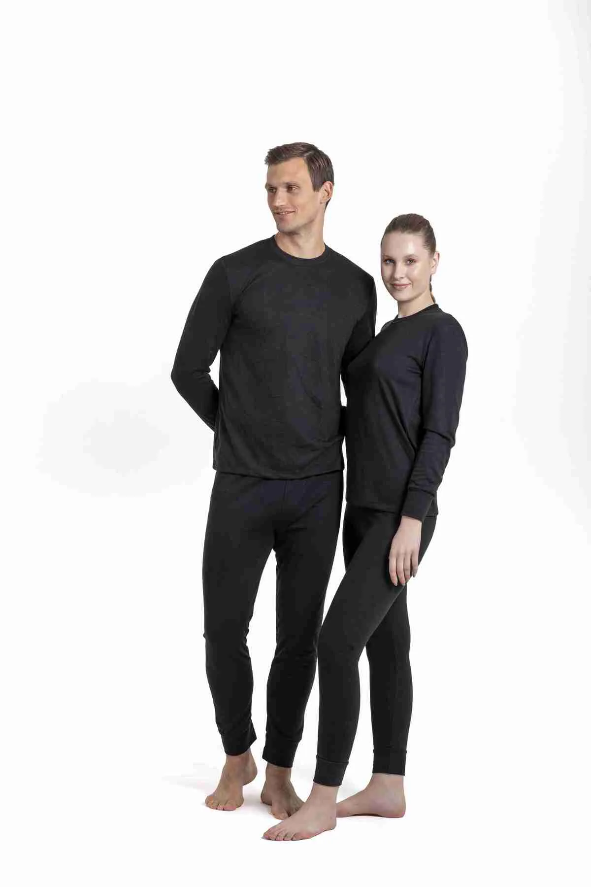Siyah Termal İçlik Set Unisex III. Seviye