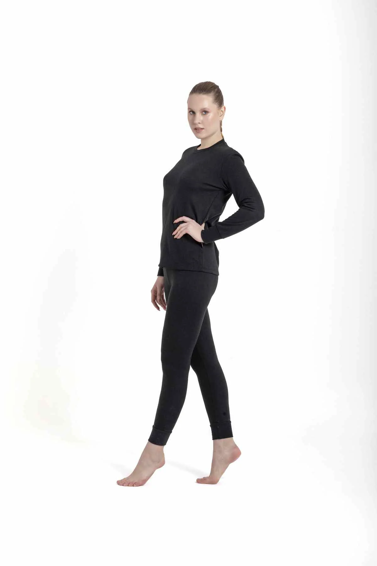 Siyah Termal İçlik Set Unisex III. Seviye