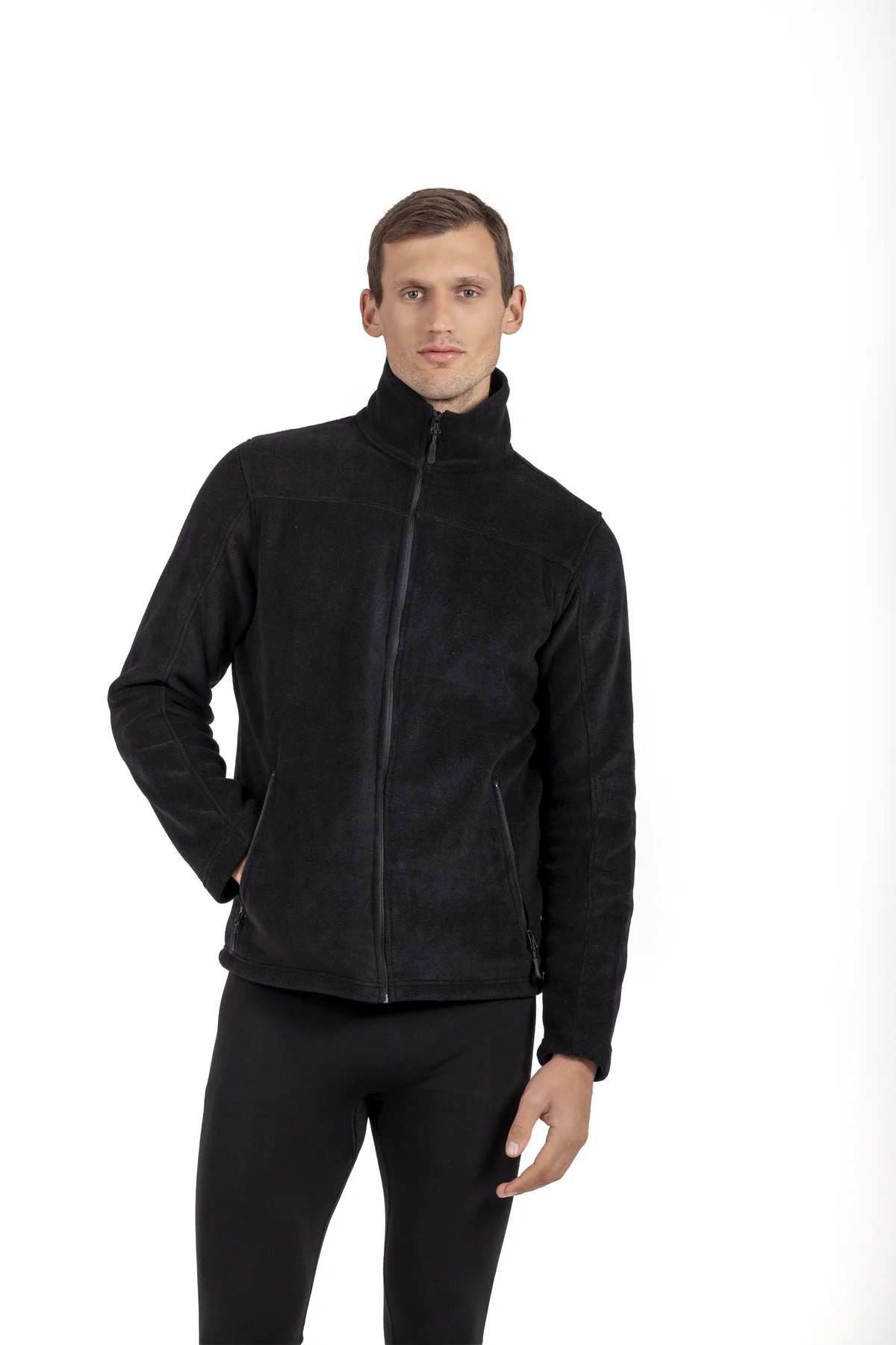 Siyah Termal Polar Mont Unisex