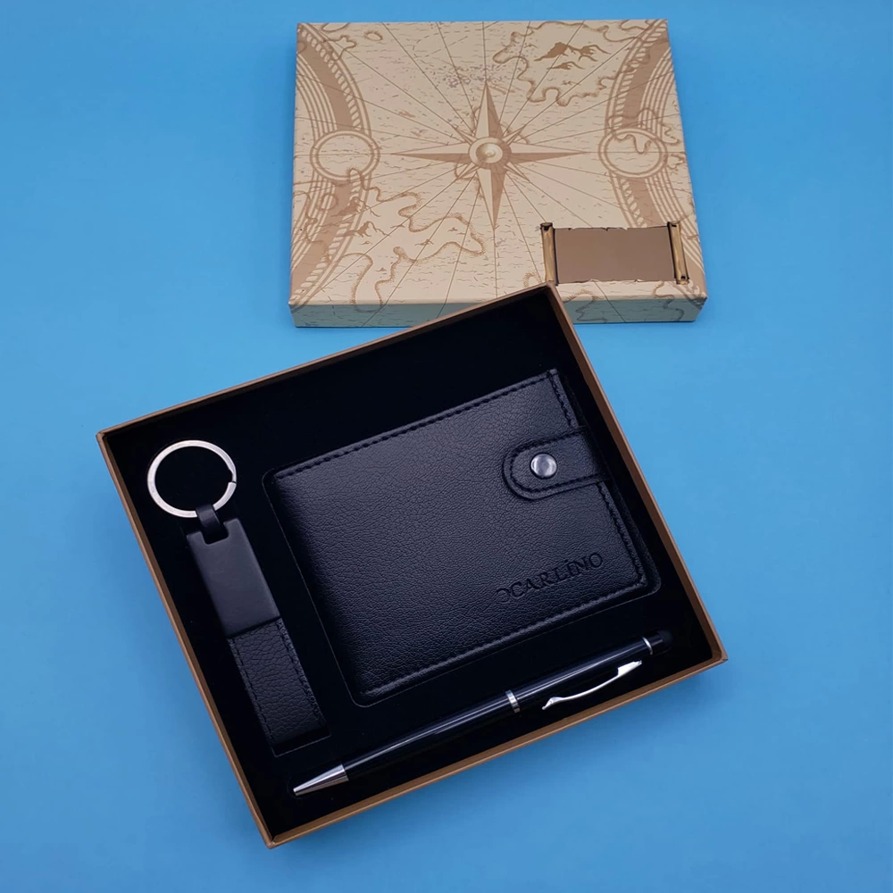 Just Cheap Store Siyah Touchpen Kalem Anahtarlık Ve Cüzdan