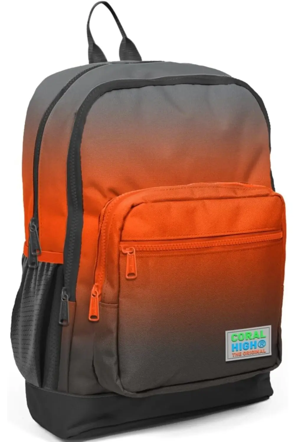 Siyah Turuncu Gradyan İlkokul ve Günlük Sırt Çantası - Erkek Çocu