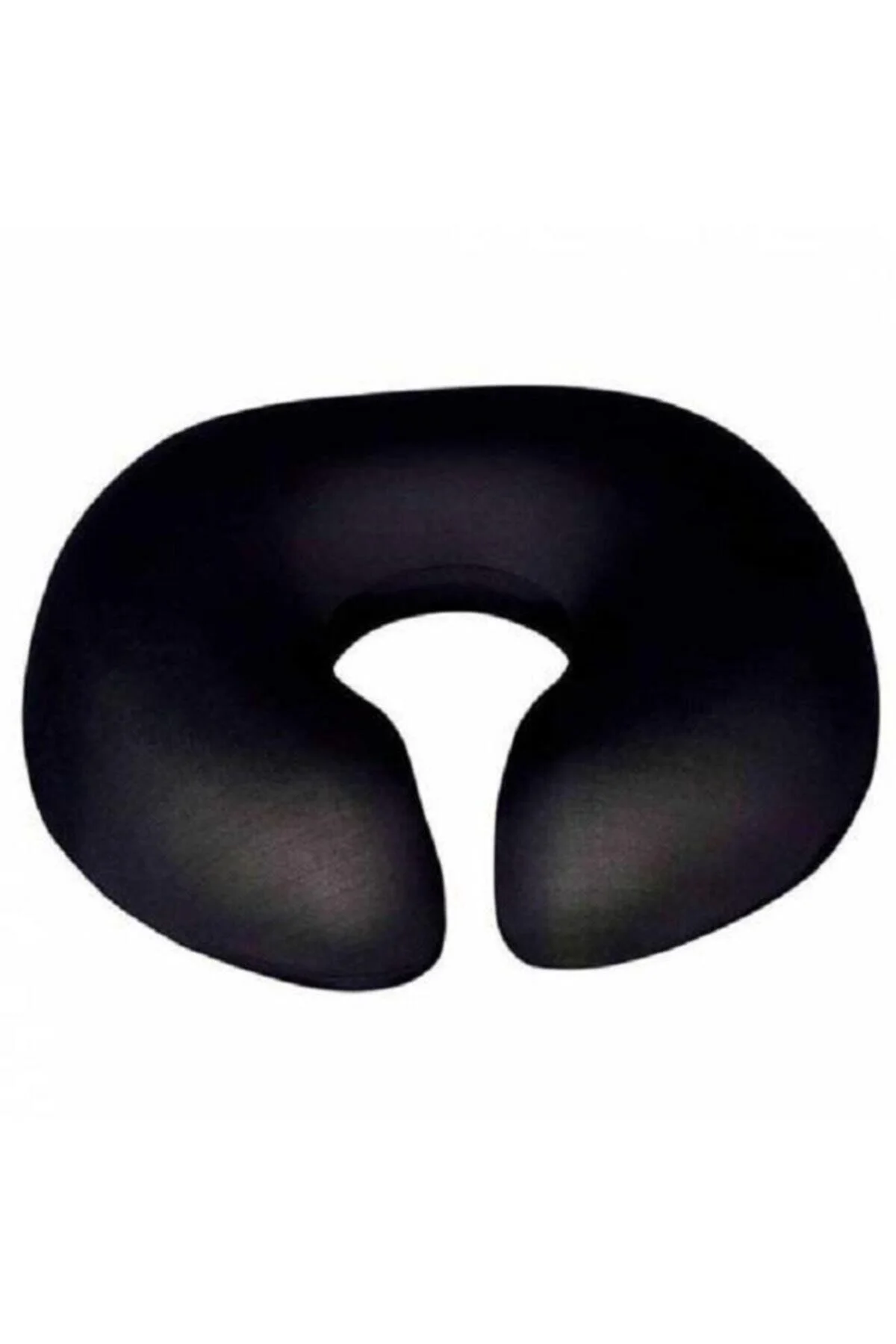 Siyah Ucu Açık Ortopedik Oturma Simidi Minderi Yumuşak