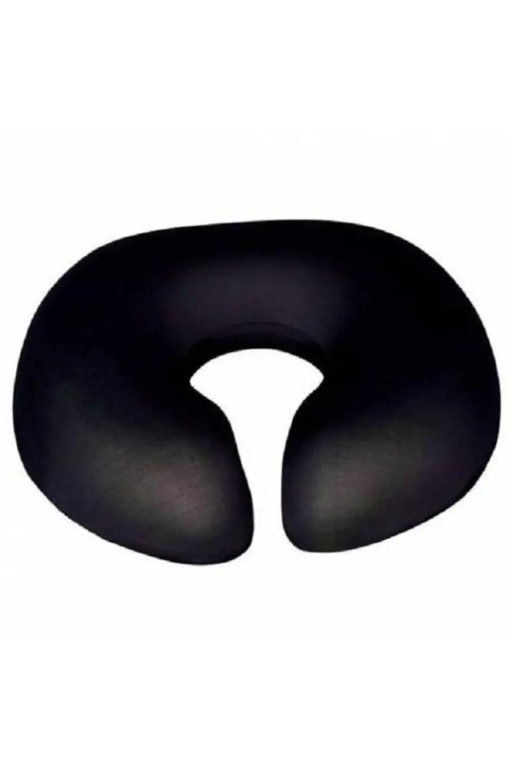 Siyah Ucu Açık Ortopedik Oturma Simidi Minderi Yumuşak