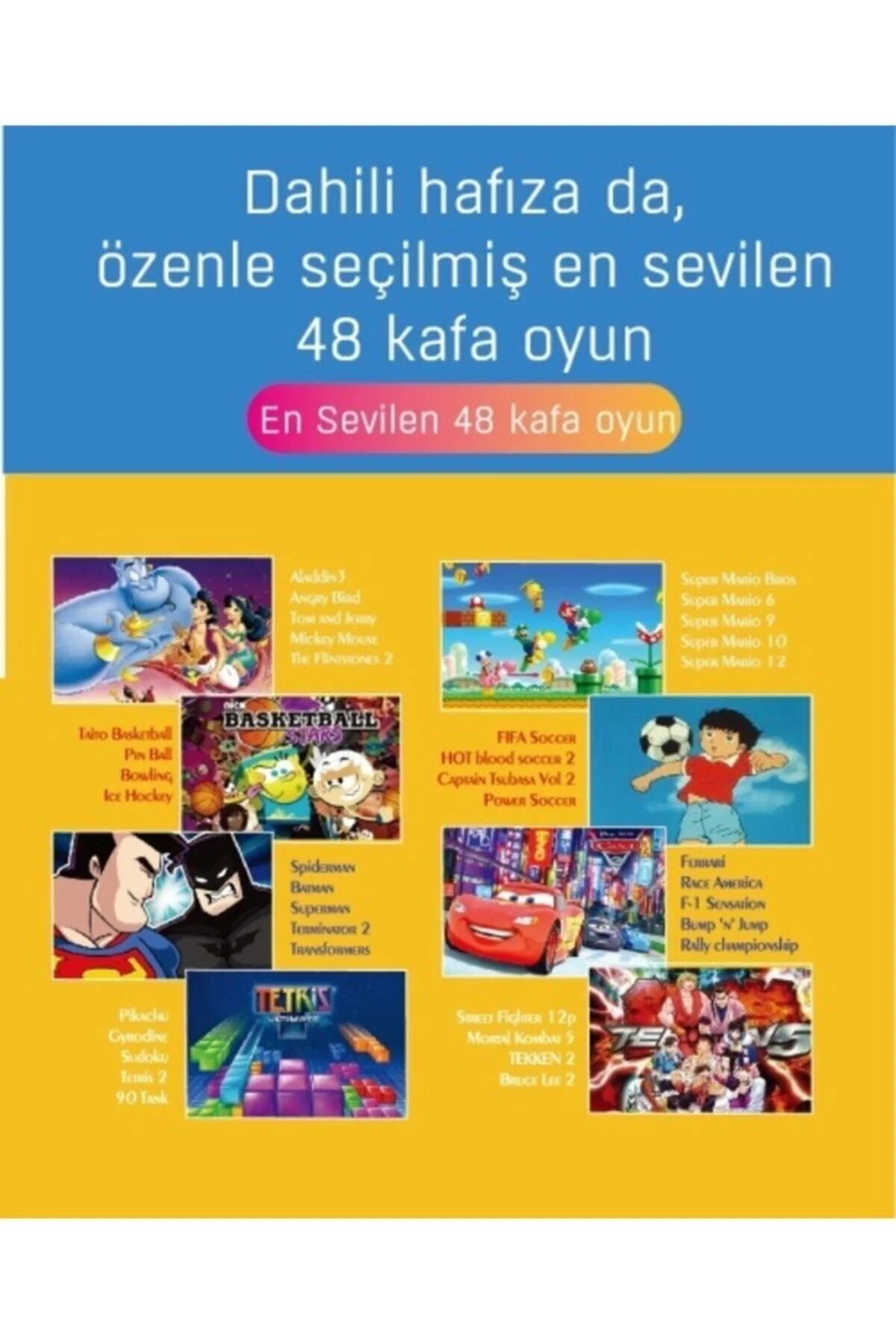 Siyah video oyun sistemi, Bluetooth özelliği yok, diğer oyun konsolları kategorisi